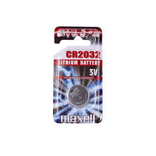 Maxell Pack de 1 Pila Litio de Boton CR2032 3V