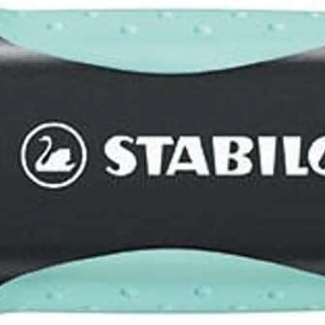 Stabilo Green Boss Pastel Marcador Fluorescente - Fabricado con un 83% de Plastico Reciclado - Trazo entre 2 y 5mm - Recargable - Color Toque de Turqu 1
