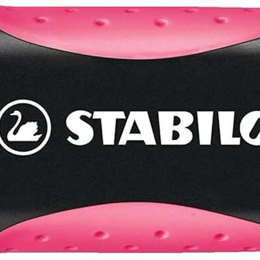 Stabilo Green Boss Marcador Fluorescente - Fabricado con un 83% de Plastico Reciclado - Trazo entre 2 y 5mm - Recargable - Color Rosa 1