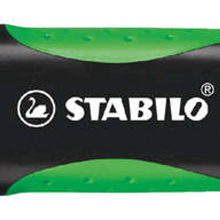 Stabilo Green Boss Marcador Fluorescente - Fabricado con un 83% de Plastico Reciclado - Trazo entre 2 y 5mm - Recargable - Color Verde 1