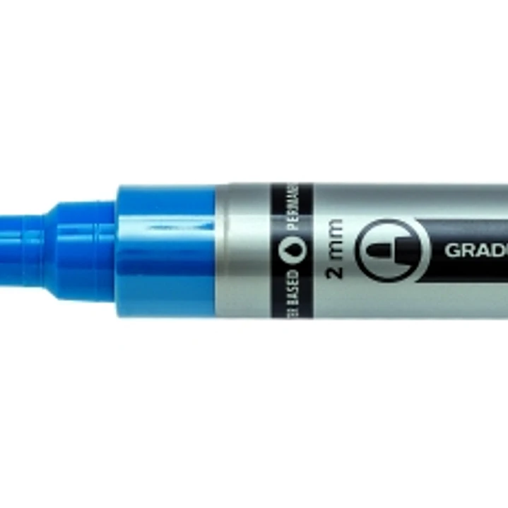 Lyra Mark All Rotulador Permanente - Multisuperficie - Punta Redonda - 2mm - Color Azul Claro 1