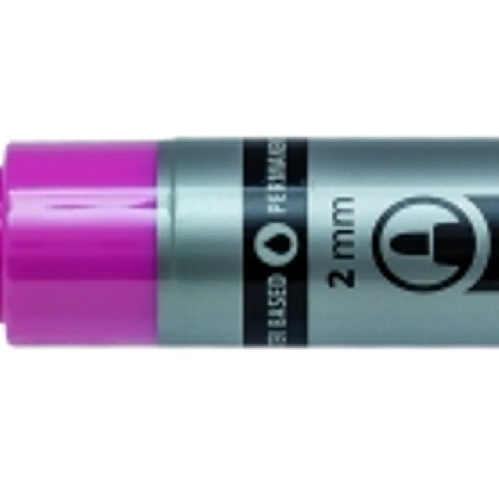 Lyra Mark All Rotulador Permanente - Multisuperficie - Punta Redonda - 2mm - Color Rosa 1