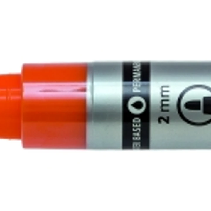 Lyra Mark All Rotulador Permanente - Multisuperficie - Punta Redonda - 2mm - Color Naranja 1