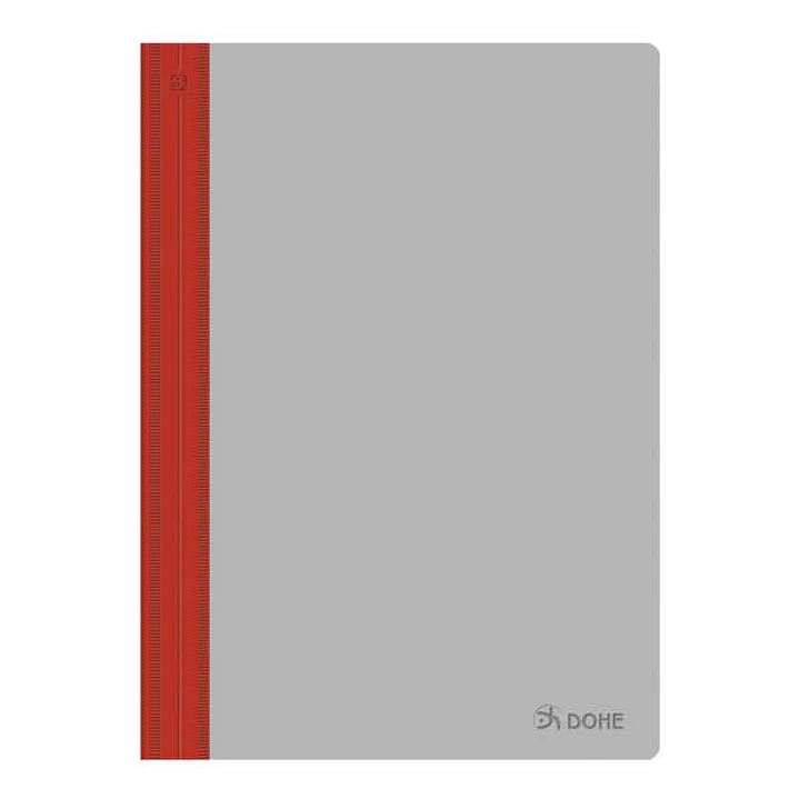 Dohe Dossier con Fastener Metalico - Tamaño Folio - Lomo Curvo - Cubierta Transparente y Trasera Opaca 1