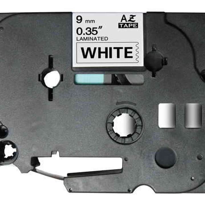 Brother TZe221 Cinta Laminada Generica de Etiquetas - Texto negro sobre fondo blanco - Ancho 9mm x 8 metros 1