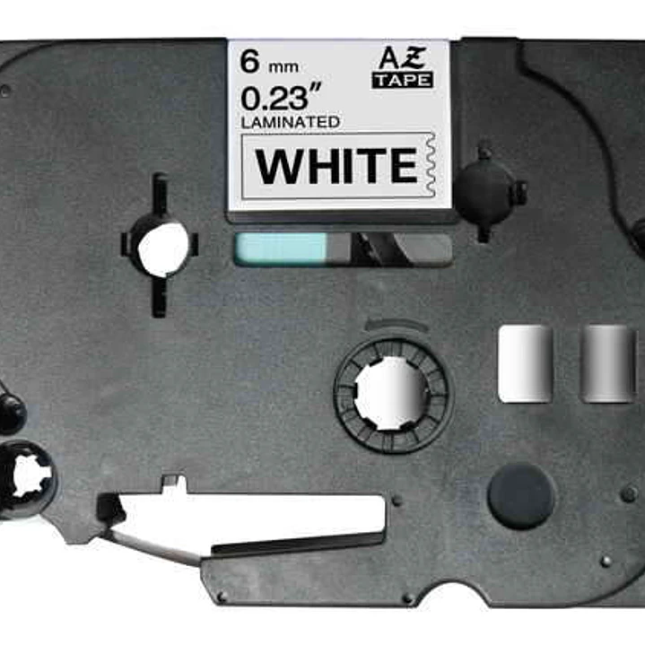 Brother TZe211 Cinta Laminada Generica de Etiquetas - Texto negro sobre fondo blanco - Ancho 6mm x 8 metros 1