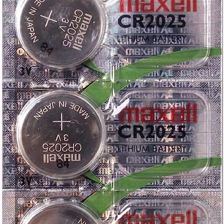 Maxell Pack de 5 Pilas Litio de Boton CR2025 3V 1