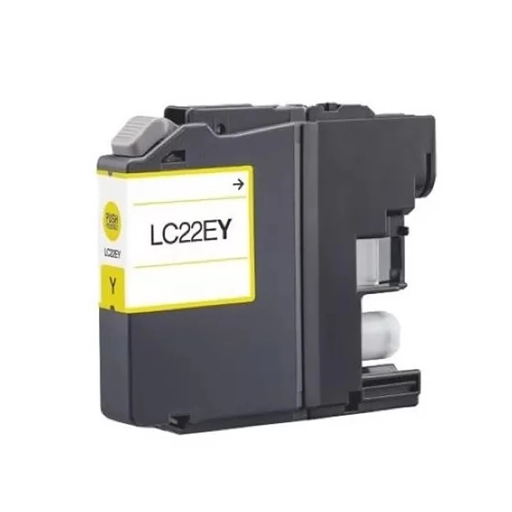 Brother LC22E Amarillo Cartucho de Tinta Generico - Reemplaza LC22EY 1