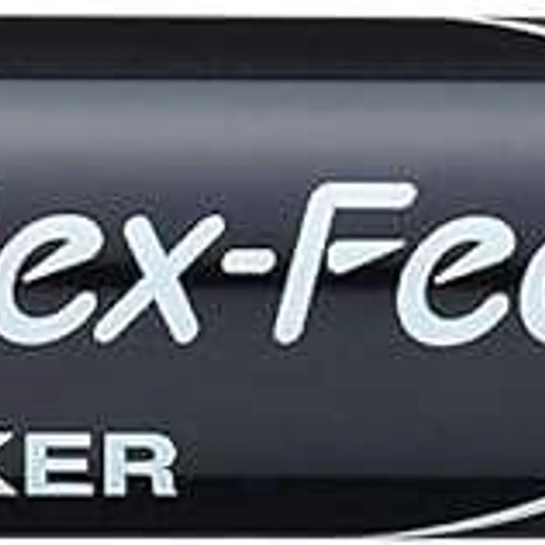 Pentel Maxiflo Flex-Feel Rotulador para Pizarra Blanca - Punta Flexible 4.6mm - Trazo de 1 a 5mm - Dosificacion de Tinta mediante Embolo - Color Negro 1