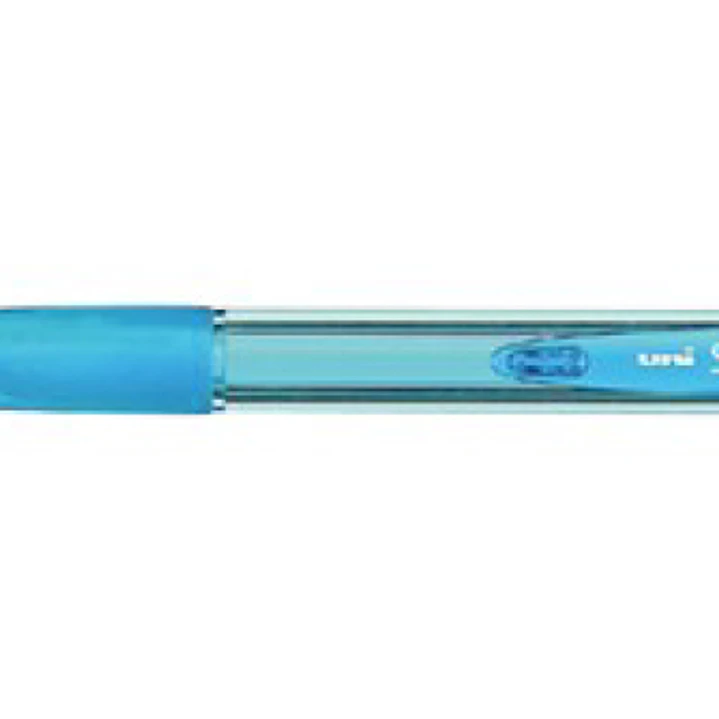 Uni-ball Shalaku M5-100 Portaminas - Ancho de Trazo 0.5mm - 2 Minas HB - Empuñadura de Caucho Antifatiga - Goma de Borrar Integrada - Color Azul Claro 1