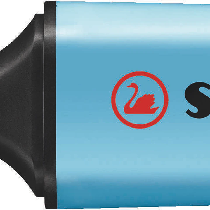 Stabilo Boss 70 Rotulador Marcador Fluorescente - Trazo entre 2 y 5mm - Recargable - Tinta con Base de Agua - Color Azul Fluorescente 1