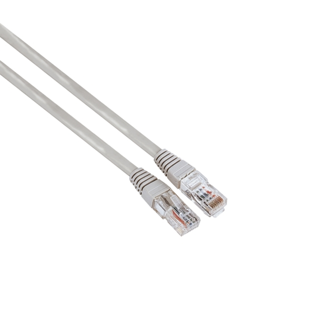 Hama Entry Cable de Red UTP RJ45 Cat-5e - Longitud 3m- Velocidad hasta 1Gbps - Color Gris 1