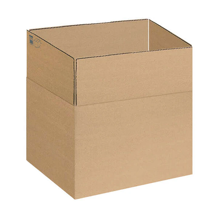 Dohe Cajas de Embalaje de 4 Solapas - Medidas 440x325x420mm - Carton de Canal 3mm - Resistente y Duradero - Ideal para Envios y Almacenamiento 1