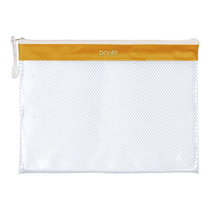 Dohe Bolsa Cremallera PVC - 32x24cm - Ideal para Documentos A4