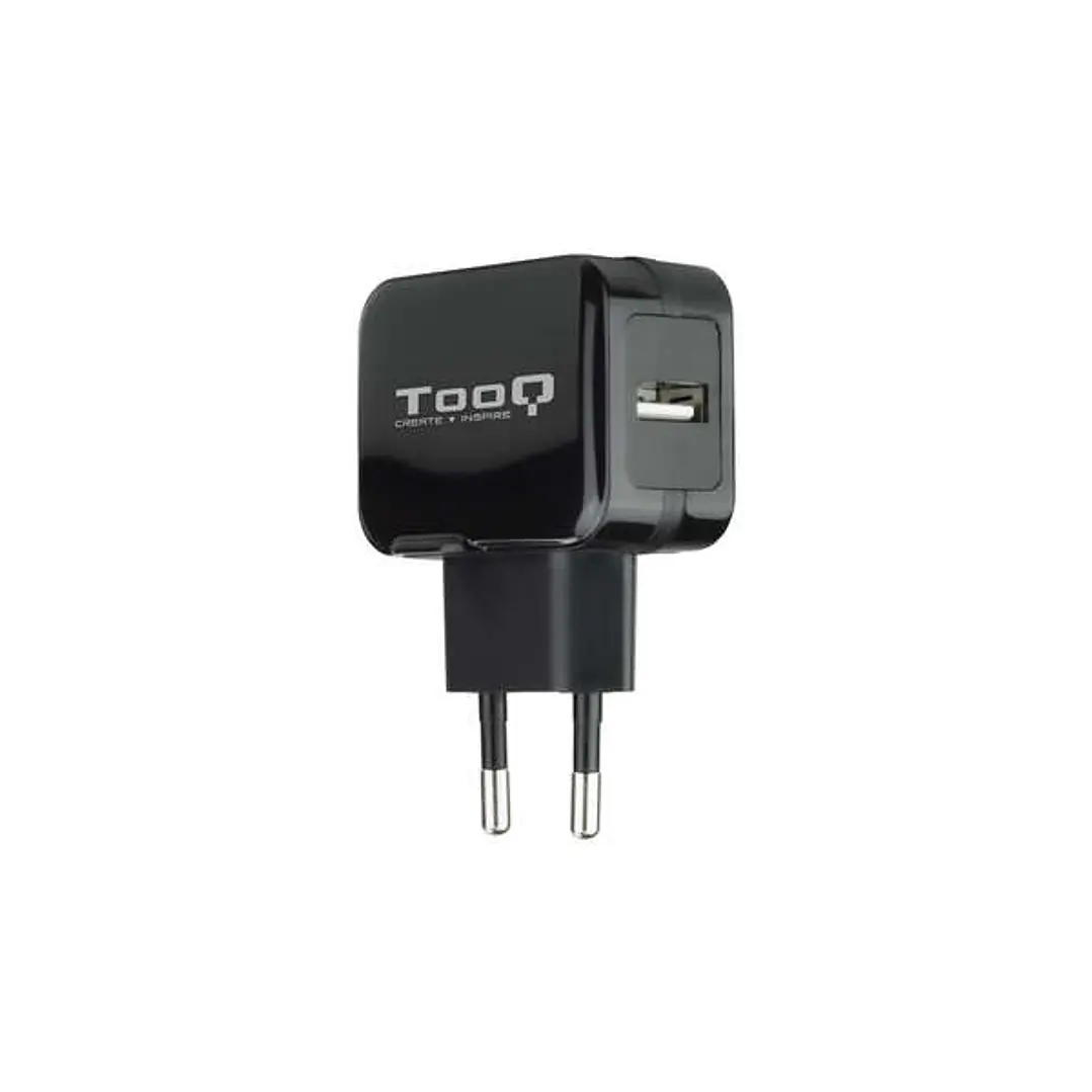 Tooq Cargador de Pared USB 5V 2.4 A - 1 Puerto USB - Color Negro 1