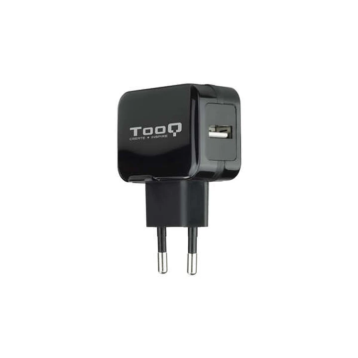 Tooq Cargador de Pared USB 5V 2.4 A - 1 Puerto USB - Color Negro 1