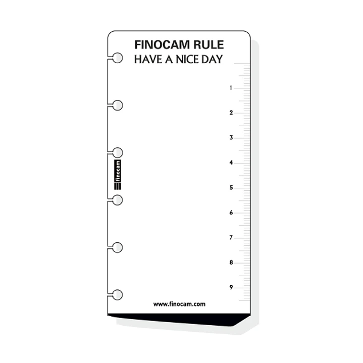Finocam C359 Regla para Agendas Classic - Formato 603 - 60x135mm - Color Blanco 1