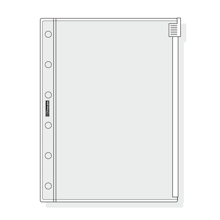 Finocam C271 Funda para Agendas Classic - Cierre de Cremallera - Formato 602 - 88x116x1mm - PVC - Color Gris Claro 1