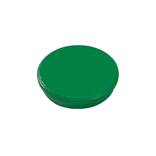 Dahle 95532 Pack de 10 Imanes para Pizarra Blanca - Diametro de 32mm - Color Verde
