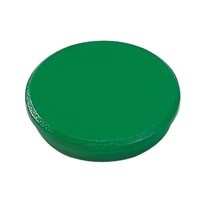 Dahle 95532 Pack de 10 Imanes para Pizarra Blanca - Diametro de 32mm - Color Verde 1