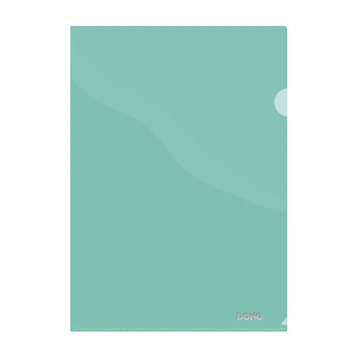 Dohe Dossier Uñero Premium Tamaño A4 - 210x297mm - Fabricado en Polipropileno Translucido de 180 Micras - Color Verde 1