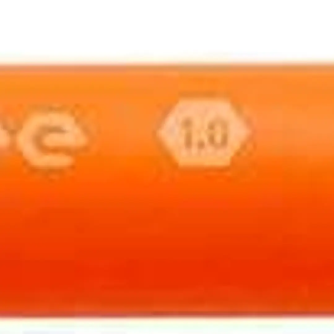 Pentel iZee Boligrafo de Bola Retractil - Punta 0.7mm - Trazo 0.35mm - Clip de Metal - Color Naranja 1