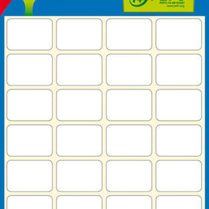 Apli Etiquetas Minibolsa Blancas Ø 10.0mm 6 Hojas 1