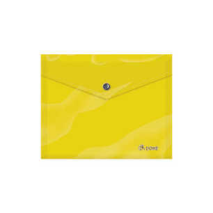 Dohe Sobre Portadocumentos A5 - Cierre de Broche - Polipropileno Opaco 150 Micras - Color Amarillo