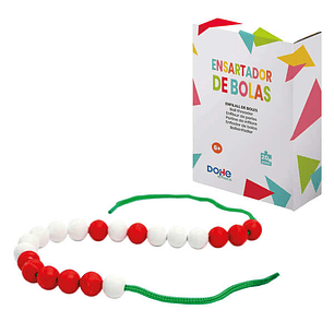 Dohe Material Didactico - Sarta de 20 Bolas - Permite Trabajar Numeracion y Calculo - Descomposiciones de los 20 Primeros Numeros - Representacion de 