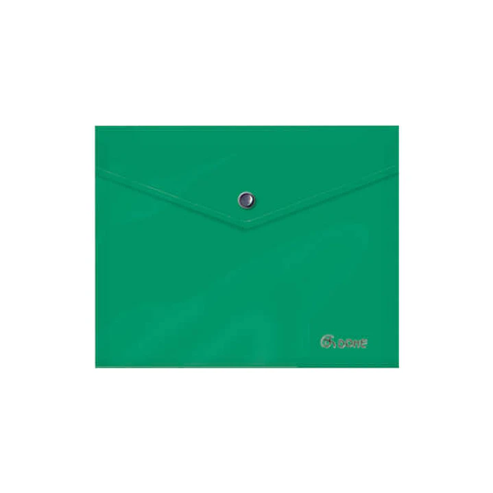 Dohe Sobre Portadocumentos A5 - Cierre de Broche - Polipropileno Opaco 150 Micras - Color Verde 1