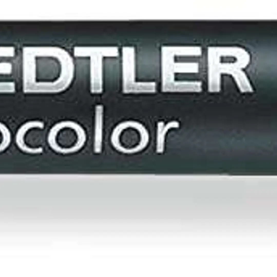 Staedtler Lumocolor Permanent 313 Rotulador Permanente de Punta Fina - Trazo 0.4mm Aprox - Secado Rapido - Color Amarillo 1