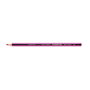 Staedtler Noris Colour 185 Lapiz Hexagonal de Color - Resistencia a la Rotura - Material Wopex - Color Magenta