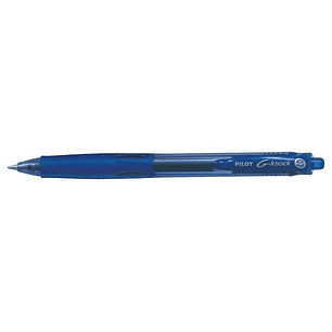Pilot Boligrafo de Gel G-Knock - Recargable - Fabricado con Plastico Reciclado - Punta de Bola 0.7mm - Trazo 0.32mm - Color Azul