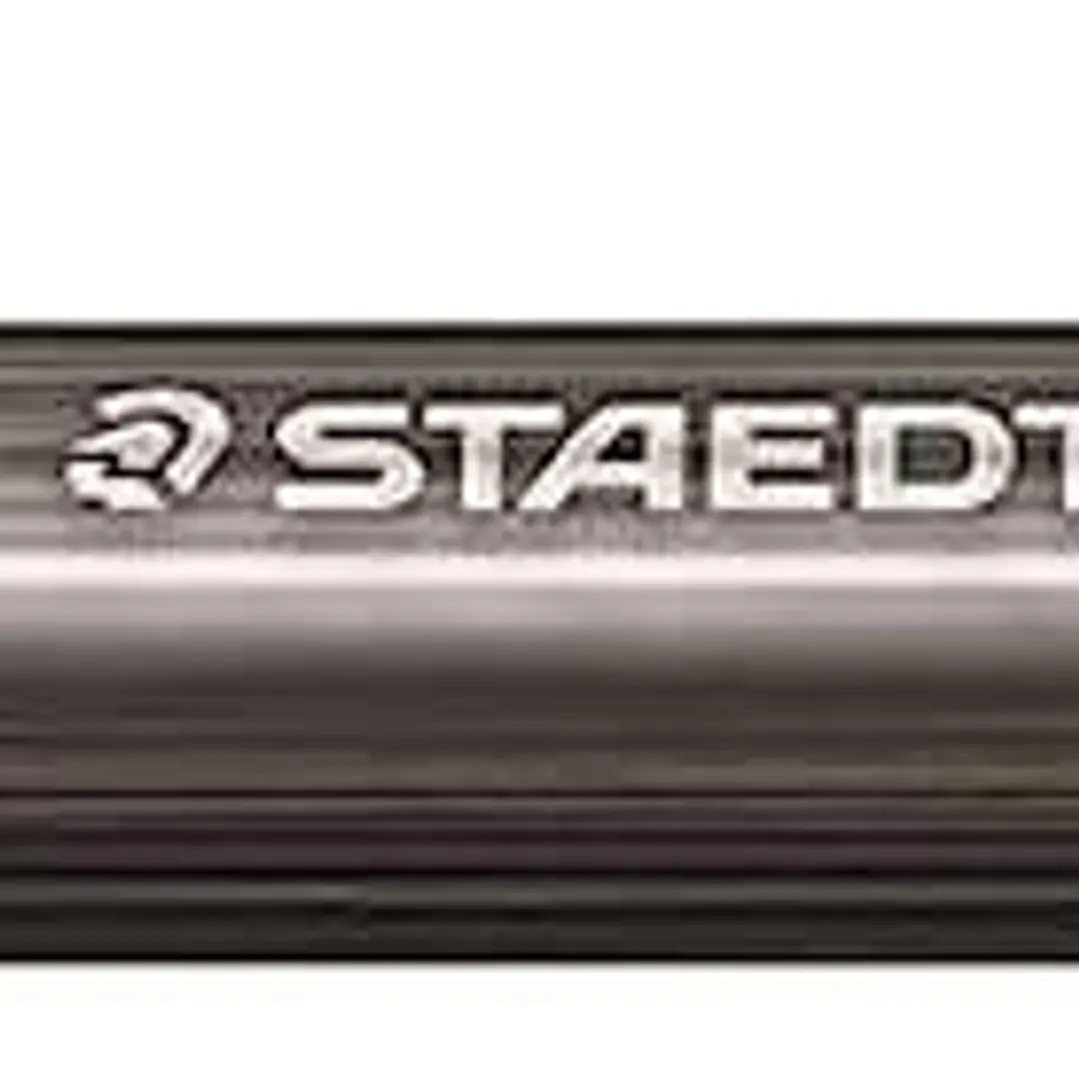 Staedtler Ball 4320 M Boligrafo Punta de Bola 1mm - Escritura Suave - Cuerpo Triangular - Color Negro 1