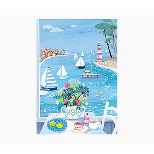 Pictura Cuaderno A6 - 105x150mm - Grapado - 48 Paginas con Lineas - Papel Certificado FSC