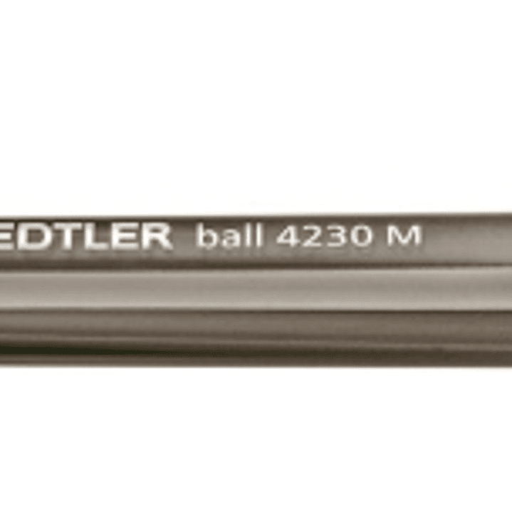 Staedtler 4230 M Boligrafo Retractil - Punta 1mm - Ancho de Linea Medio - Diseño Triangular - Color Negro 1
