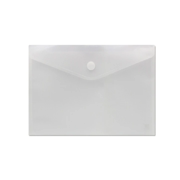 Sobre Portadocumentos A4 - Cierre de Velcro - Fabricado en Polipropileno - Medidas 325x230mm - Transparente 1