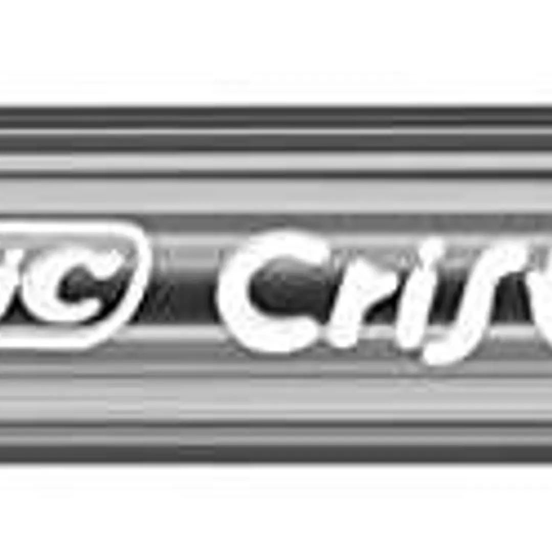 Bic Cristal Large Boligrafo de Bola - Punta Gruesa de 1.6mm - Trazo de 0.60mm - Tinta con Base de Aceite - Translucido - Color Azul 1