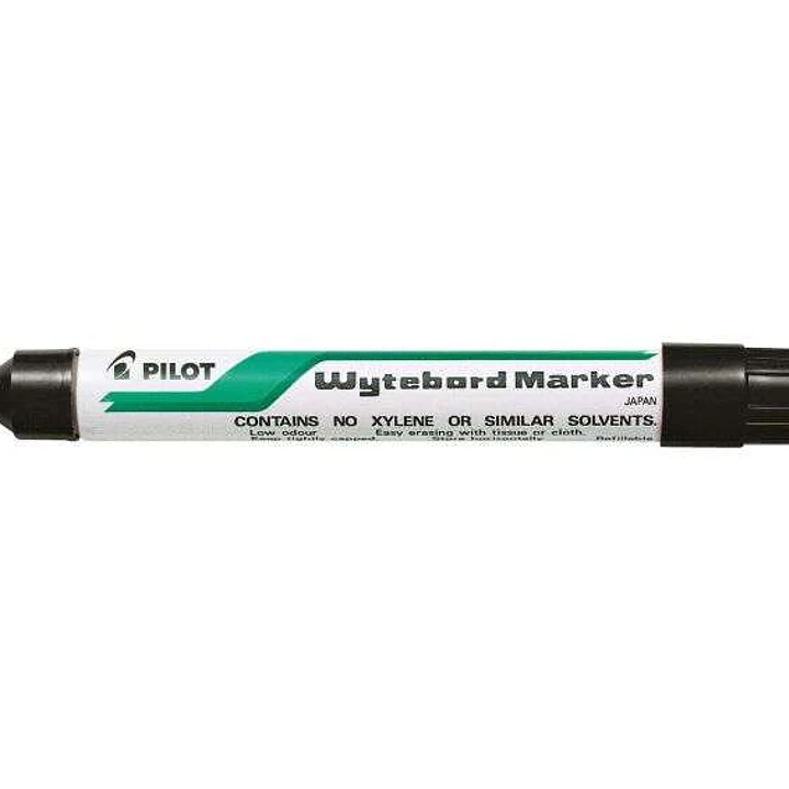Pilot Rotulador para Pizarra Blanca - Punta Redonda de 4mm - Trazo de 1.8mm - Borrable en Seco - Color Negro 1