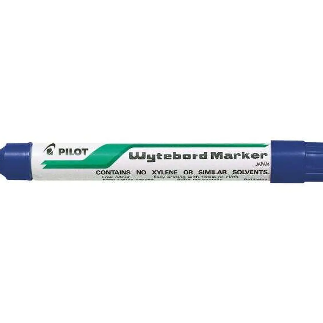 Pilot Rotulador para Pizarra Blanca - Punta Redonda de 4mm - Trazo de 1.8mm - Borrable en Seco - Color Azul 1