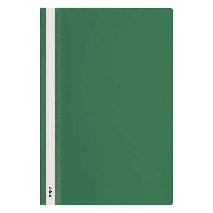 Dohe Dosier con Fastener de Polipropileno - Tamaño Folio - Cubierta Transparente y Trasera Opaca - Ideal para Organizar Documentos 1