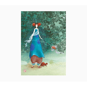 Pictura Gaëlle Boissonnard Cuaderno A6 Grapado - 10.5x15cm - 48 Paginas con Lineas - Papel con Certificacion FSC