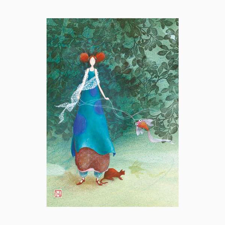 Pictura Gaëlle Boissonnard Cuaderno A6 Grapado - 10.5x15cm - 48 Paginas con Lineas - Papel con Certificacion FSC 1