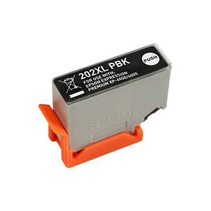 Epson 202XL Negro Photo Cartucho de Tinta Generico - Reemplaza C13T02H14010/C13T02F14010