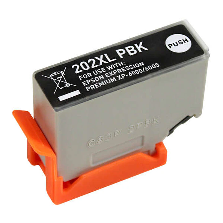 Epson 202XL Negro Photo Cartucho de Tinta Generico - Reemplaza C13T02H14010/C13T02F14010 1