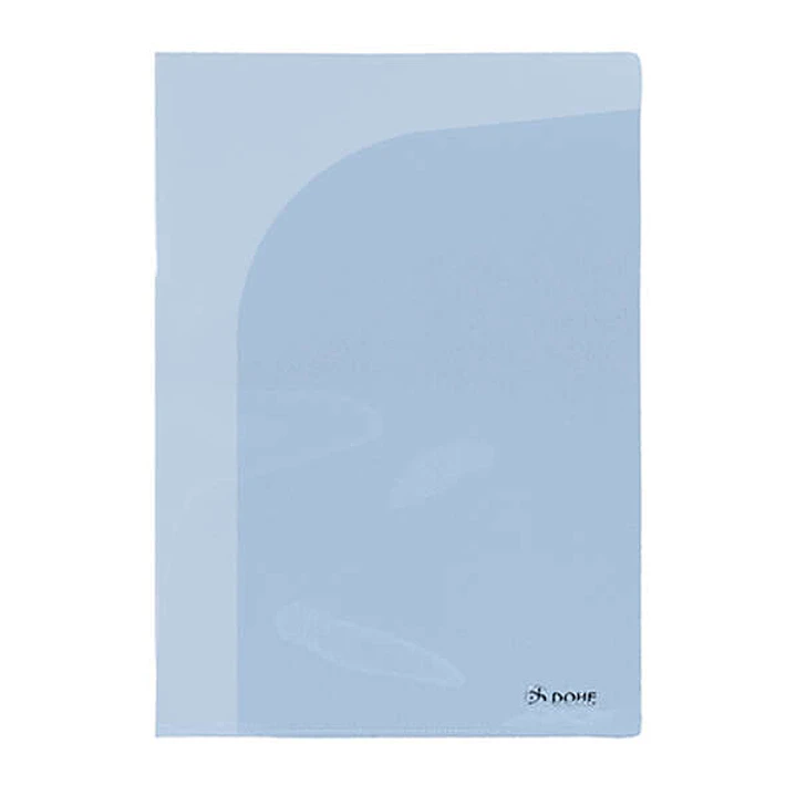 Dohe Dossier Doble de Dos Bolsillos Internos - Tamaño A4 - Fabricado en Polipropileno Translucido - con Bolsas Interiores para Tarjeta y Cd 1