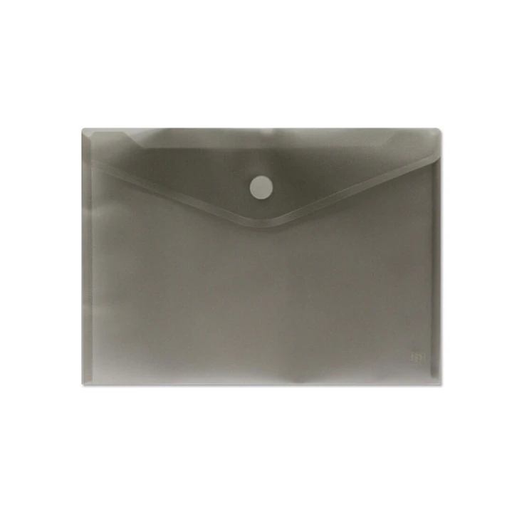 Sobre Portadocumentos A4 - Cierre de Velcro - Fabricado en Polipropileno - Medidas 325x230mm - Negro Transparente 1