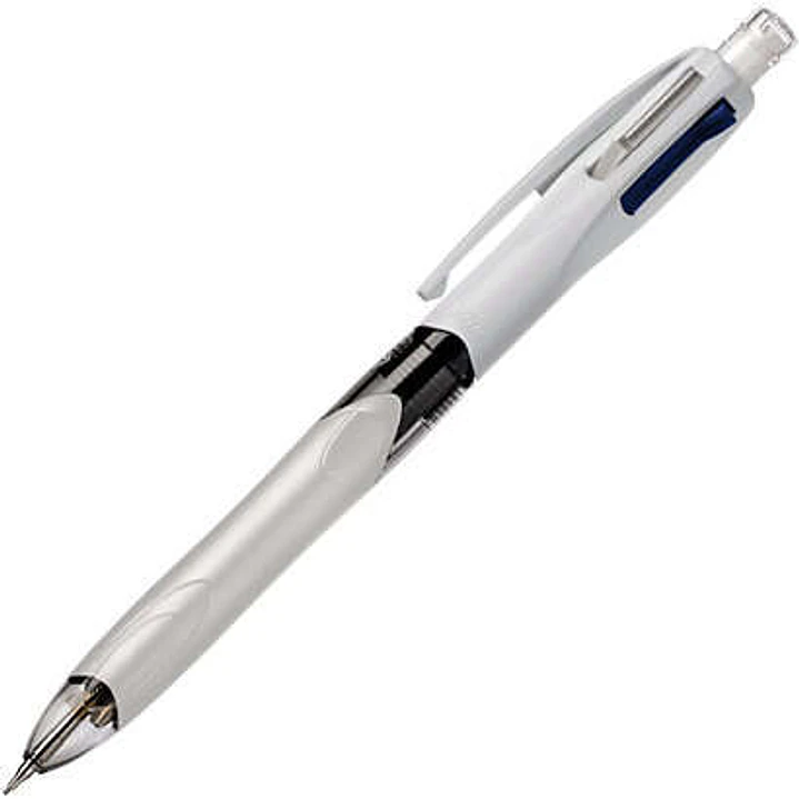 Bic 4 Colours 3+1 Boligrafo y Portaminas Retractil - Punta Media de 1mm - Mina HB 0.7mm - Cuerpo Ancho con Grip - Goma de Borrar - 3 Colores + Portami 1
