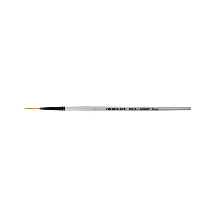 Daler Rowney Graduate Pincel Acuarela - Pelo Sintetico - Mango Corto - Liner Extra Largo Nº1 1