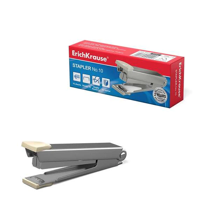 Erichkrause Grapadora Nº10 Ferro - Grapa Hasta 15 Hojas - Acero de Alta Calidad - Color Negro 1